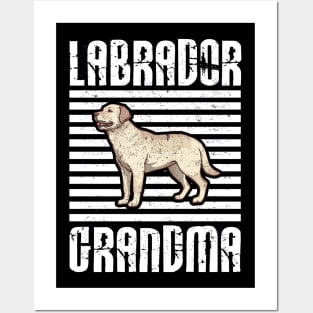 Labrador Grandma Proud Dogs Posters and Art